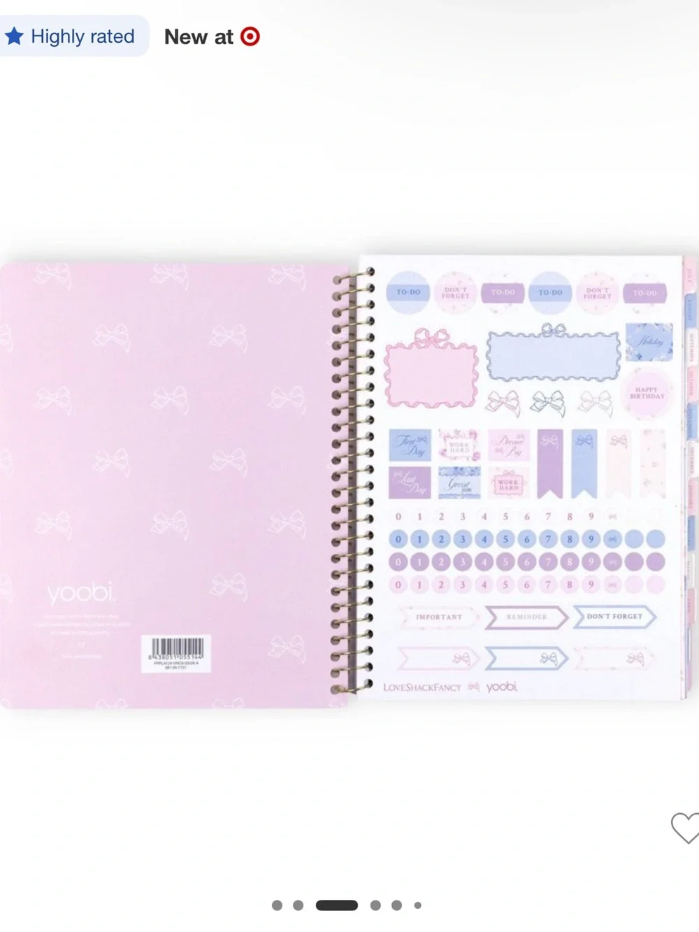 Loveshackfancy x Target planner